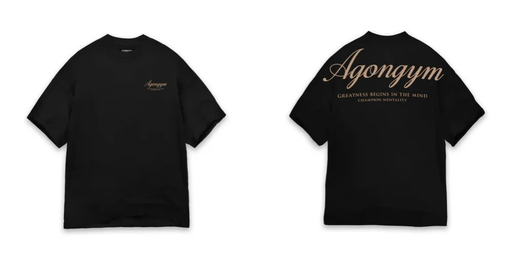 Camiseta Deportiva Oversized - Gym Fitness Manga Corta Hombre