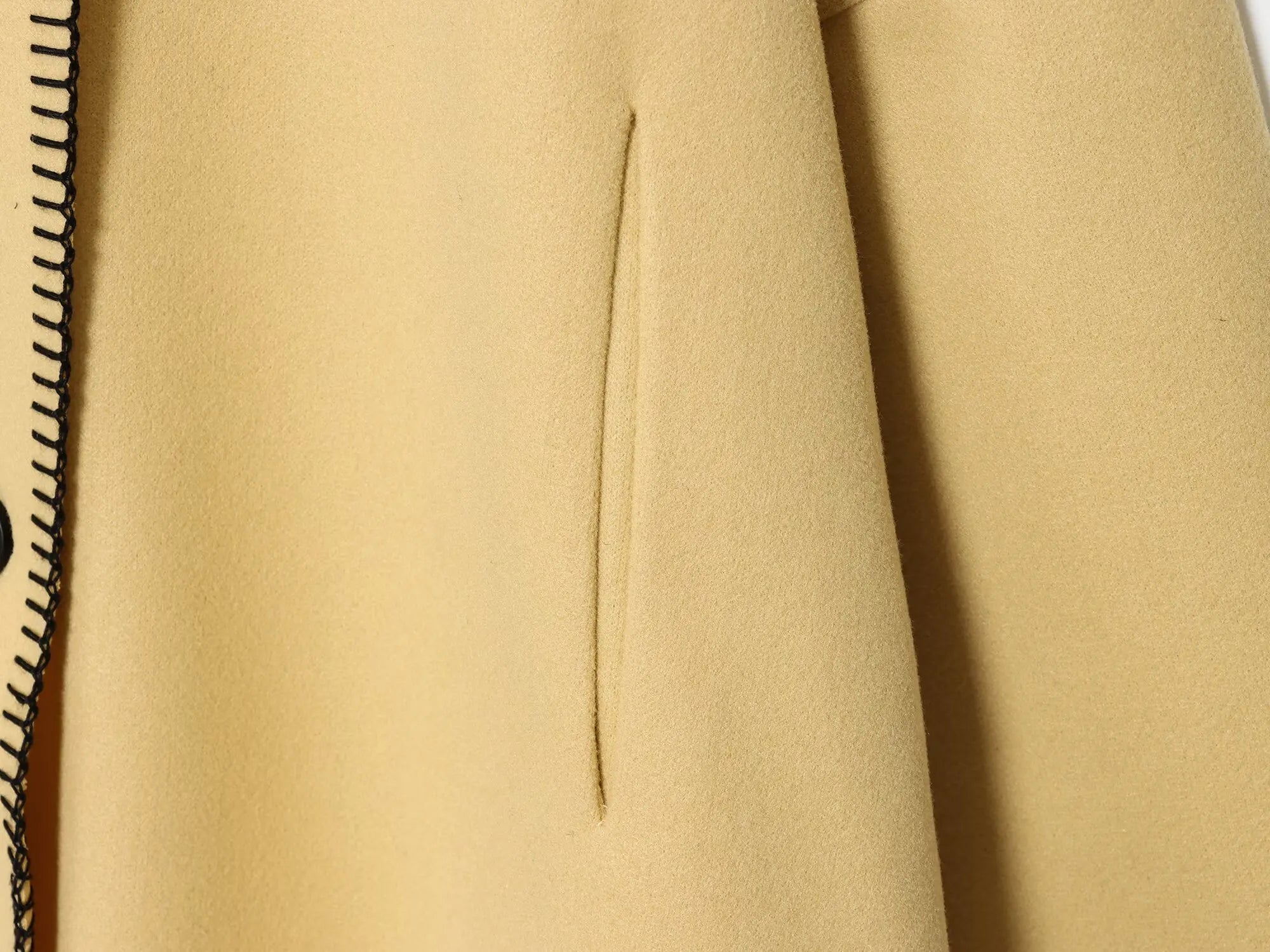 Women Faux Wool Jacket with Wide Shoulder Autumn Vintage High Neck Long Sleeve Button Lady Coats Causal Female Chic Tops