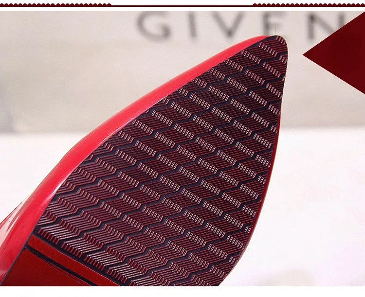 Zapatos Tacón Alto Stiletto Mujer - Punta Afilada Charol Boda Fiesta