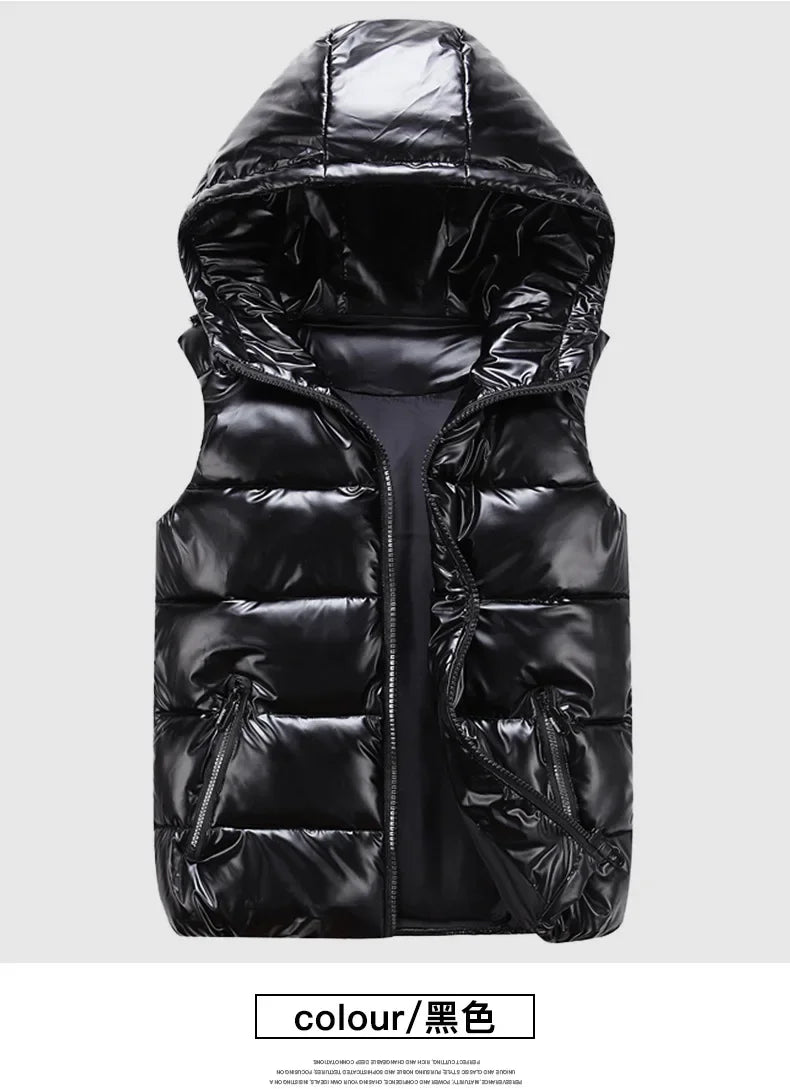Chaleco Acolchado con Capucha - Diseño Impermeable Unisex