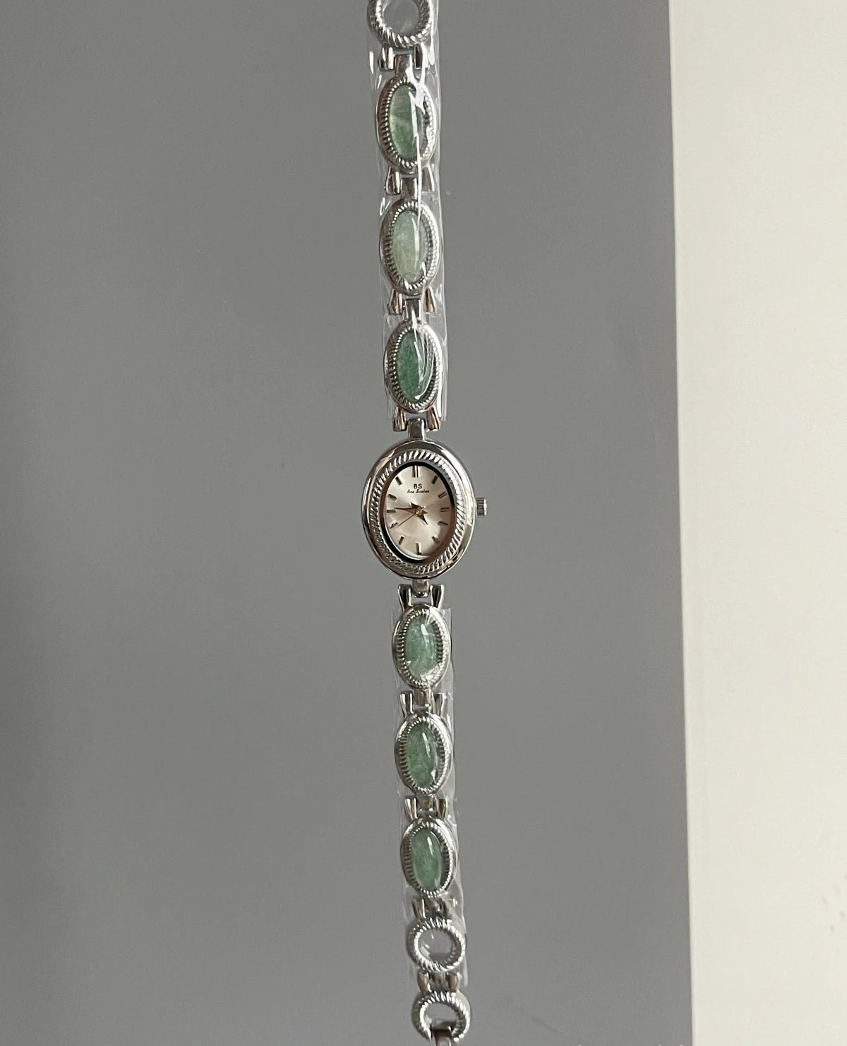 Reloj de Lujo con Jade Verde - Pulsera Joyería Cuarzo Elegante Mujer