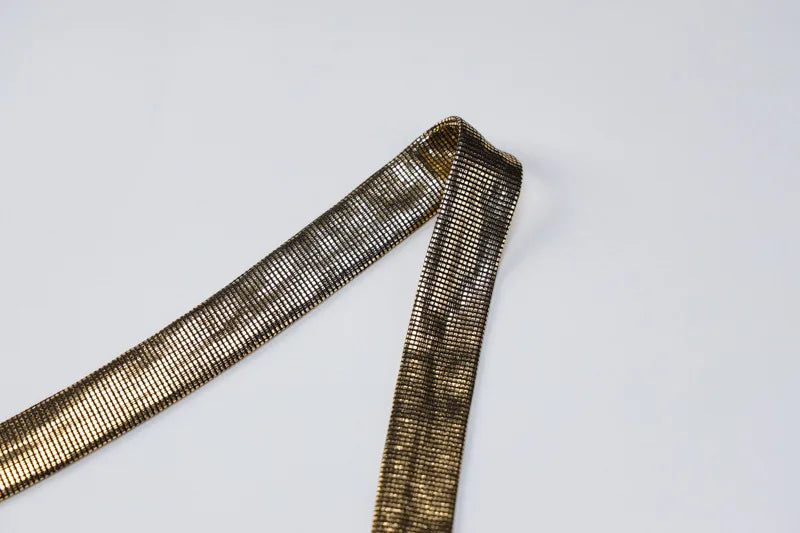 Vestido Corto de Fiesta con Lentejuelas - Cuello Halter