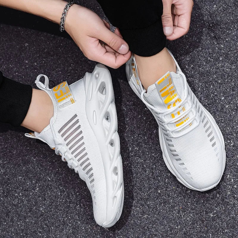 Zapatillas Deportivas Unisex Transpirables - Running Casual Blancas