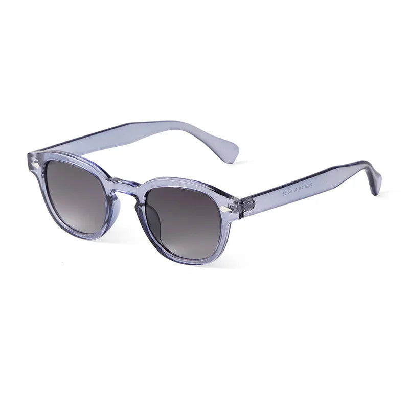 Gafas de Sol Vintage Shell Redondas - Diseño Retro Remaches UV400